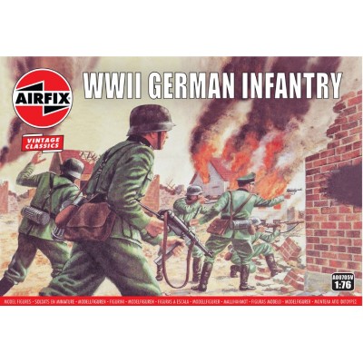 GERMAN INFANTRY WWII - 1/76 SCALE - AIRFIX A00705V